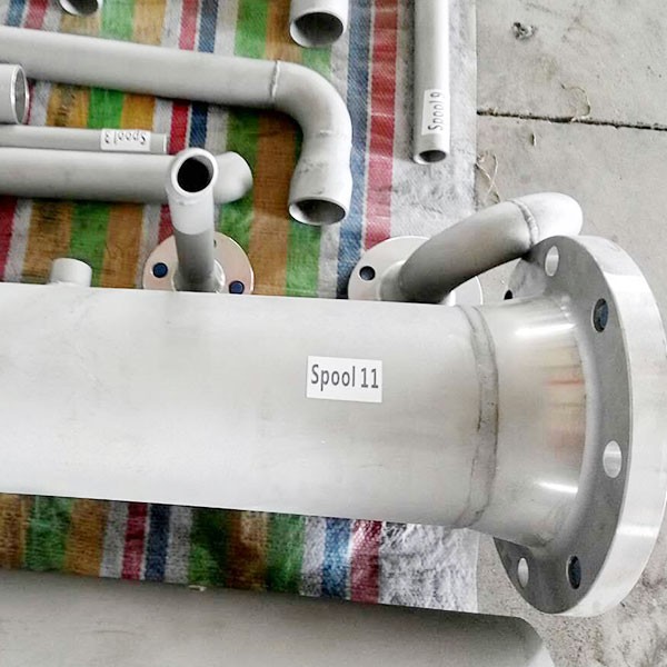 Tuyau en acier inoxydable 904L avec bride