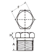 ASME B16.11 Hex head plug dimension ASME B16.11 Hex head plug dimension